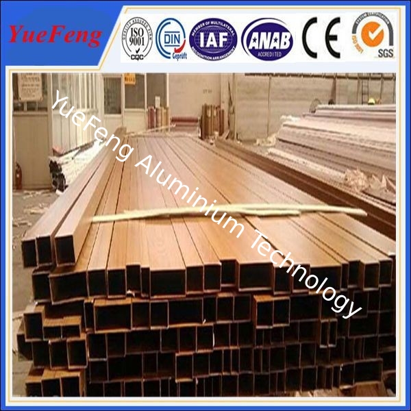 Hot! Woned extruded aluminium moldings plant milled extrusion aluminium square tube profil