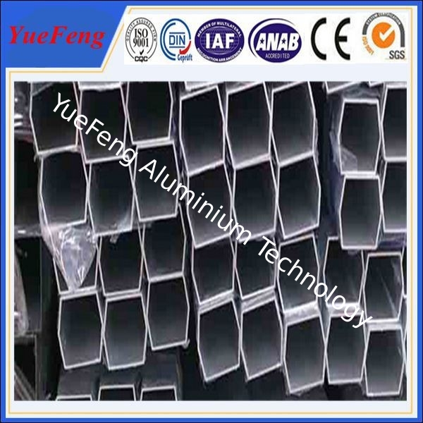 Hot! OEM aluminum tube thin/ 6063 aluminum alloy tube, customized octagonal aluminum tubes