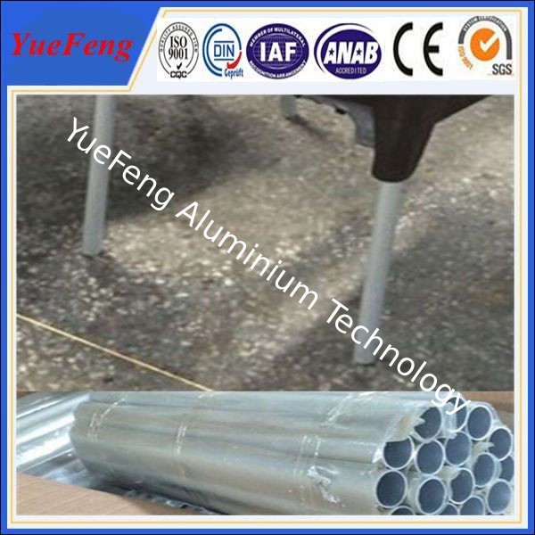 Aluminum pipe for furniture making chairs legs in the meeting room, Aluminium pipe connect