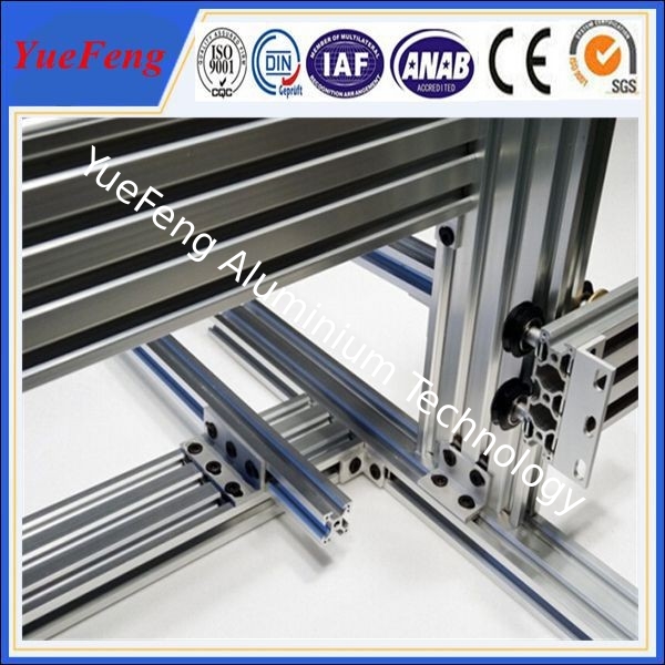 Hot! t slot industrial aluminum extrusion profile, large industrial aluminium profile