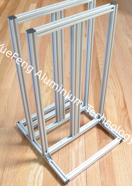 China aluminum extrusion radiator frame stand designed from YueFeng Technology