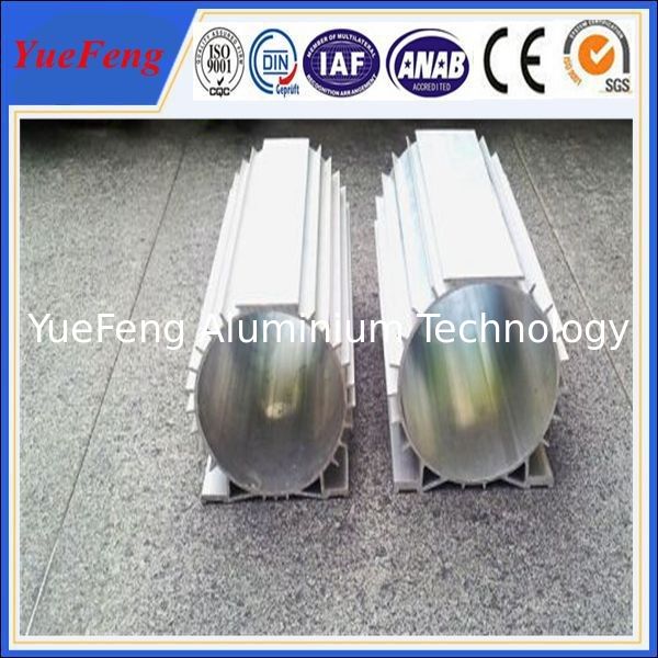 6000 series industrial anodize aluminium profile, aluminum extrusion electric motor shell