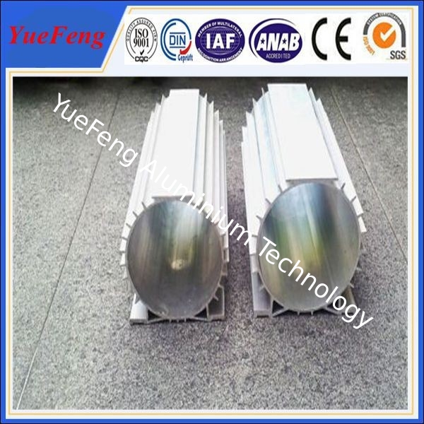 6000 series industrial anodize aluminium profile, aluminum extrusion electric motor shell