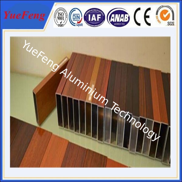 Wood grain aluminum guardrail,aluminum stair handrail,aluminum handrail profile price