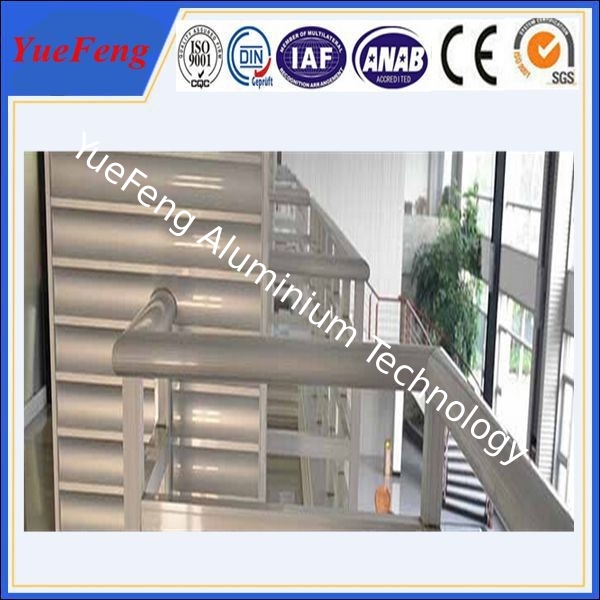 6063T-5 aluminium extrusiom profile,aluminium handrail made in china wholesale