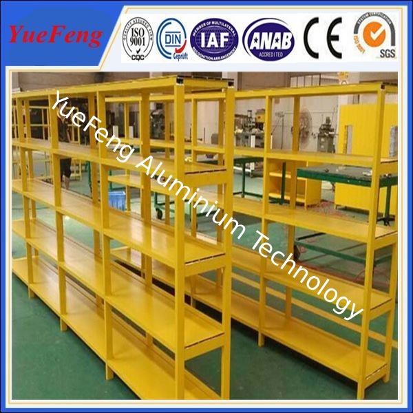 HOT! China factory oversea wholesales powder coated aluminum profiles for shelves