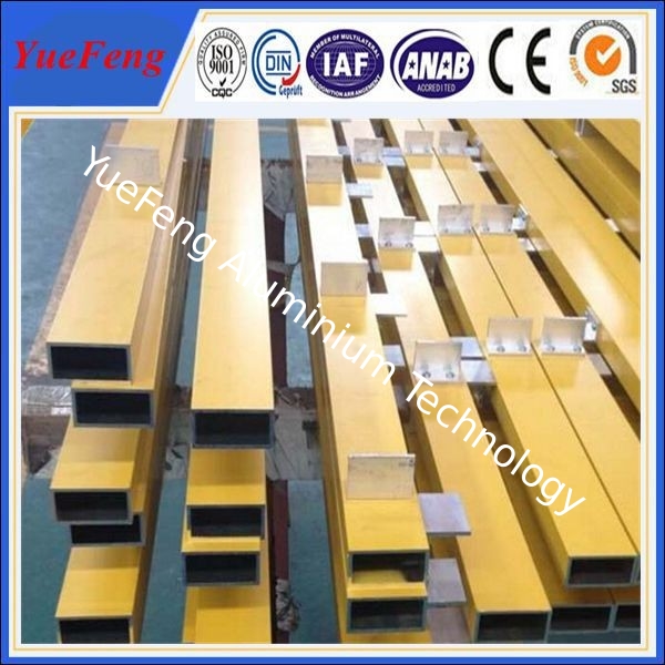 Hot! aluminum profile tube factory, OEM color painting aluminum tube aluminium alloy