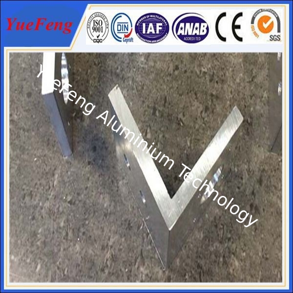 aluminium profile corner joint / aluminum corner profile / aluminium rectangular extrusion