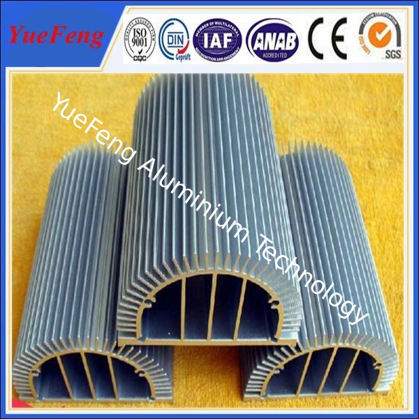 HOT! anodized aluminium factory produce aluminum extrusion profiles for leds heatsink