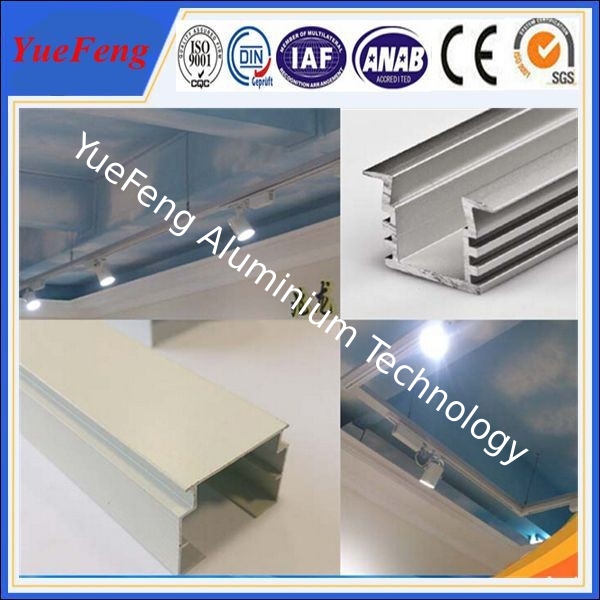 NEW!OEM led aluminum profile, aluminium profile 6063 white anodizing aluminium extrusion