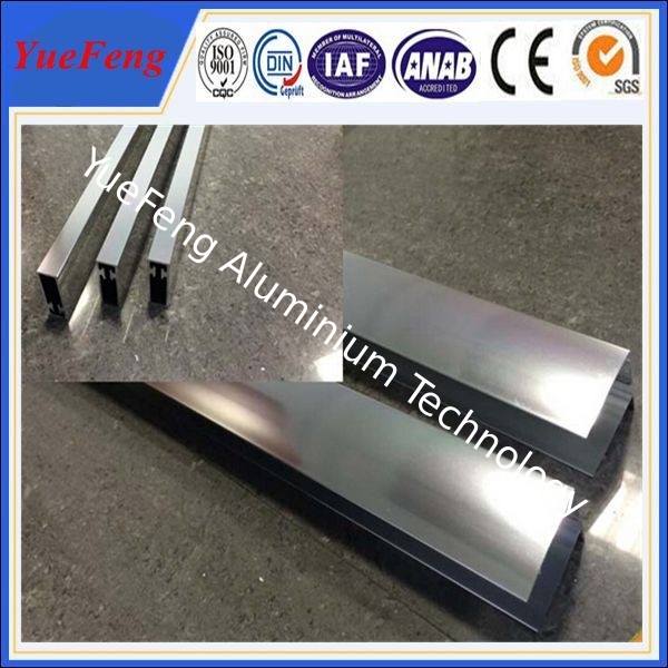 China supplier shinie mirror aluminium profile / polished extruded aluminum profiles