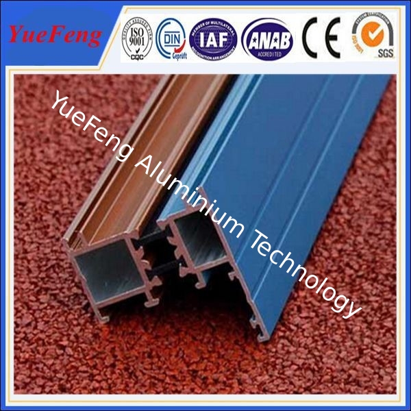 China aluminium sliding doors accessories profile,powder coating aluminium profiles