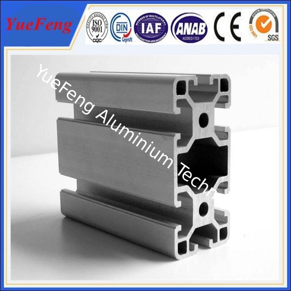 Manufacture 99% pure alloy 6063 v-slot industrial aluminum profile, OEM ODM China aluminum