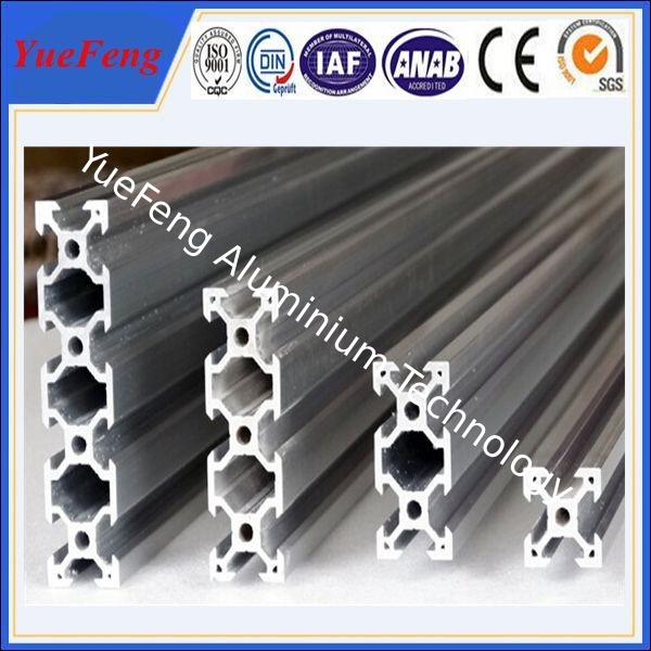 Hot! 6063/6061 alloy Anodized Aluminum Rack profiles as customers drawings