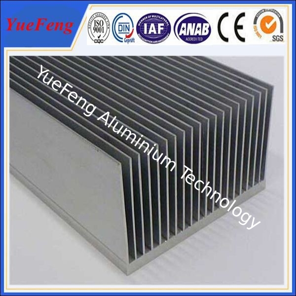 wholesale Large extruded aluminum heatsink, OEM heat sink fin aluminum extrusion profile