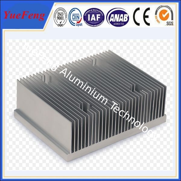 New arrival! extruded aluminum sinks/ aluminum radiator fins short cut aluminum profile