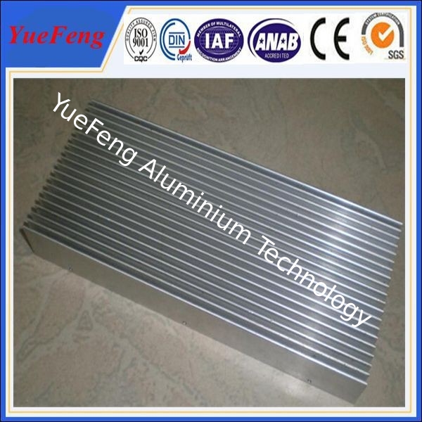 Hot! custom heatsink supplier aluminum extrusions 6063 with cheap price mill finish