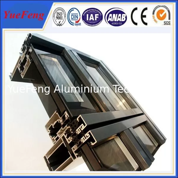 powder coating curtain wall aluminum extrusion, aluminium extrusion architectural profile