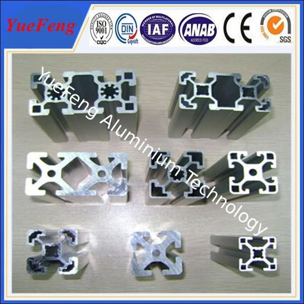 anodized aluminum extruded profile, types of aluminum product,industrial aluminium profile