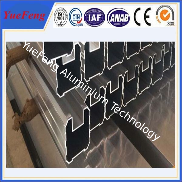 6000 series aluminium fence louver profiles / OEM aluminium profile for fence louver