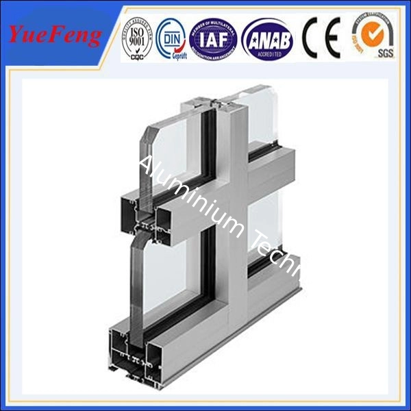 Hot! high quality aluminum curtain wall systems, aluminum extrusions for curtain wall