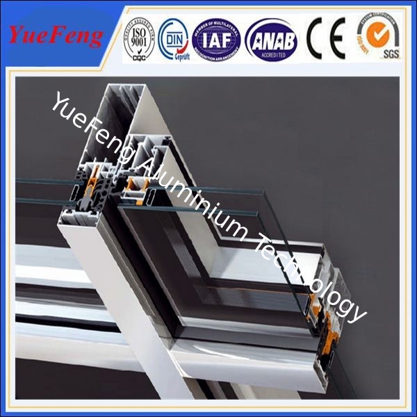 quality aluminium profile powder coated, curtain wall aluminium profile for buildings