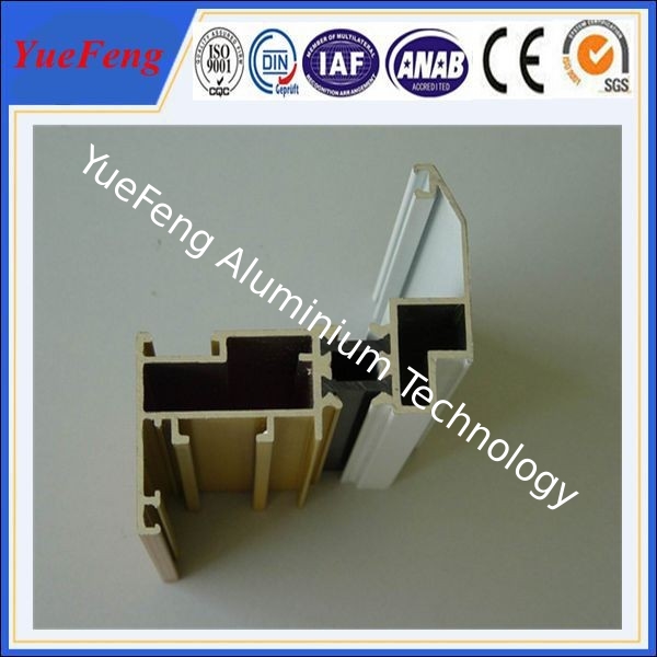 yuefeng aluminium profiles china manufacturer,grey powder coating aluminum window frames