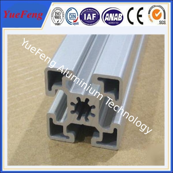 supply aluminum extruded profile,  clear sliver t-slot anodized aluminum profile supplier