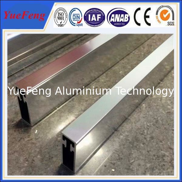 Hot! OEM polish shiny aluminum extrusion profile factory, 4 um polished aluminium tube