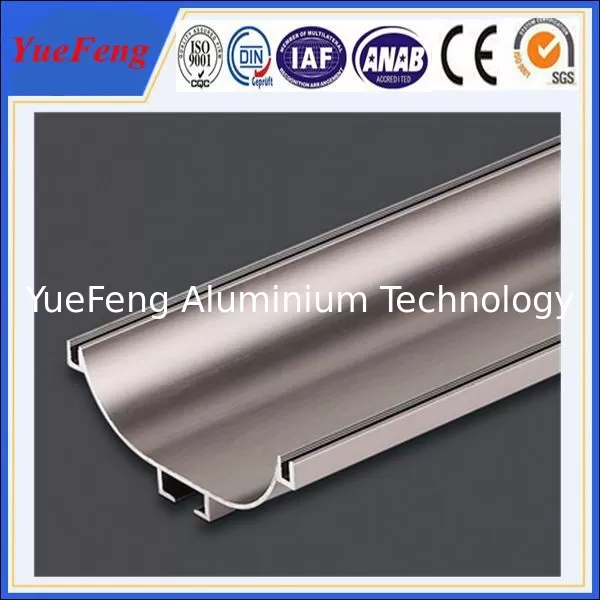 aluminum extrude for glass shower door factory, polish aluminium profiles for shower door
