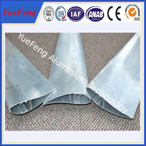 Aluminum extrusion blade supplier, shutter fin extrusion aluminium price factory