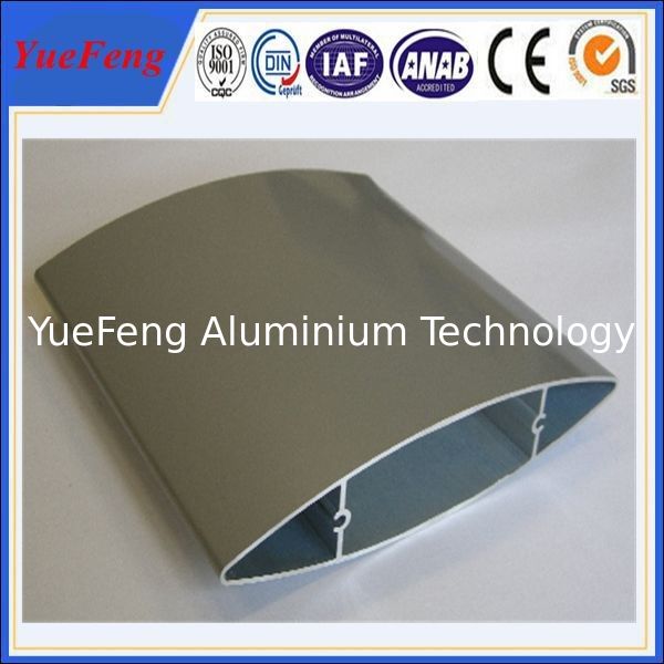Aluminium louver profile supplier, extruded industrial aluminium profile supplier