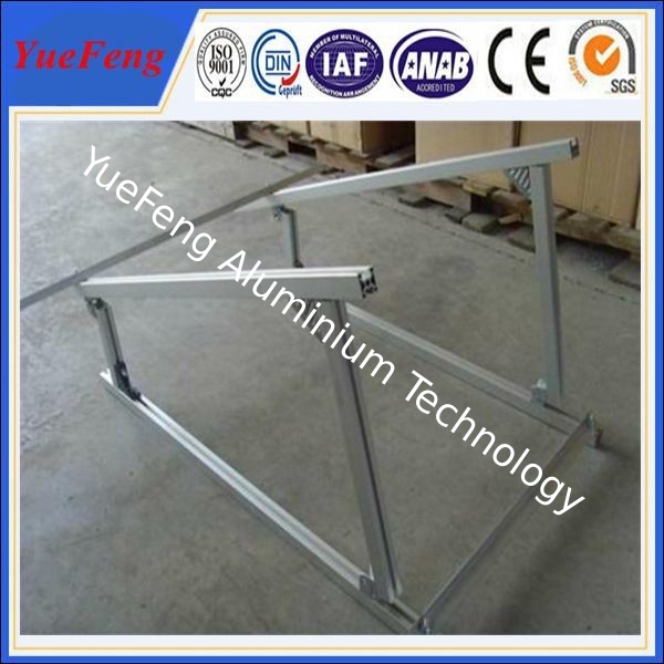 aluminium extruded profile aluminum alloy frame solar system, solar aluminium profiles