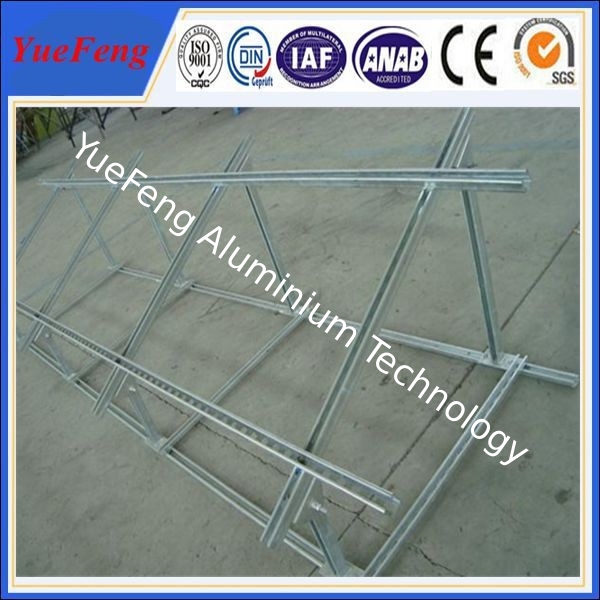 Solar panel mounting rail aluminium profile, China Aluminium Profiles exporter