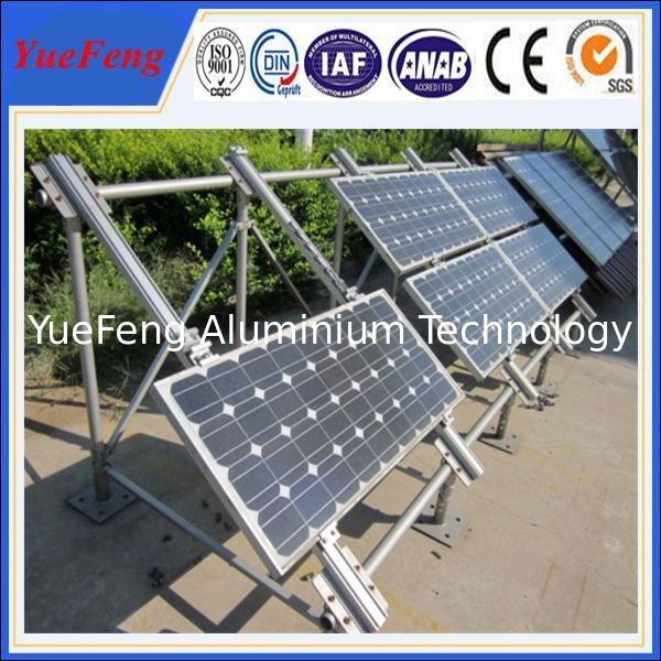 Tin Roof PV Solar Panel Aluminum Mounting System , solar brackets, commercial solar system