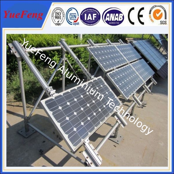 Tin Roof PV Solar Panel Aluminum Mounting System , solar brackets, commercial solar system