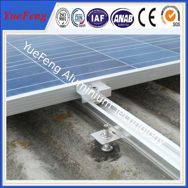 Factory price, roof/ tile roof solar mounting structure, AL rail,glazed tile, clamps