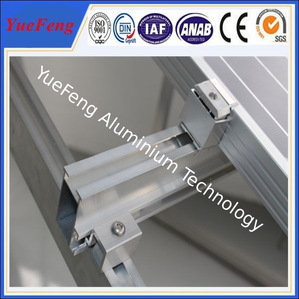 Aluminum Solar Rail Mounting Structures, solar panel mounting aluminum rail