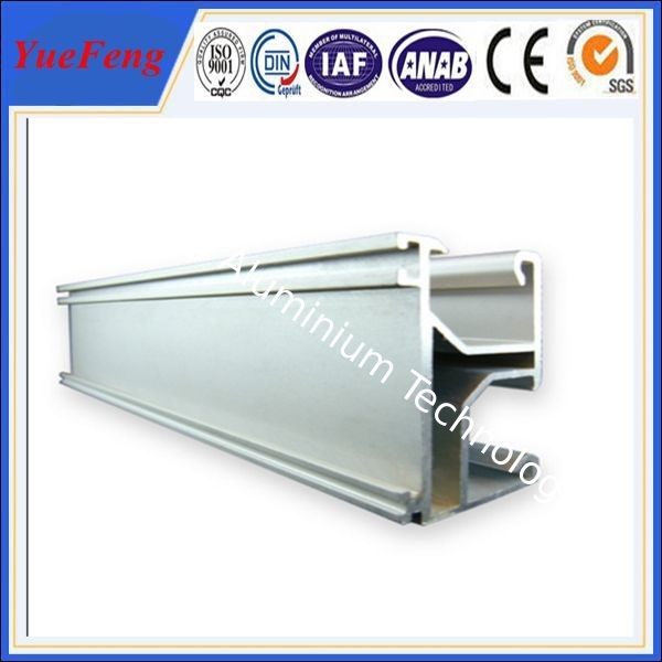 Solar panel mounting aluminum rail, solar system bracket,Solar Mounting Rail for Roof