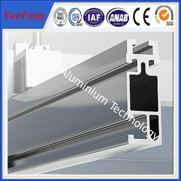 Anodized aluminum extrusion profiles for solar system, solar mounting aluminium rails