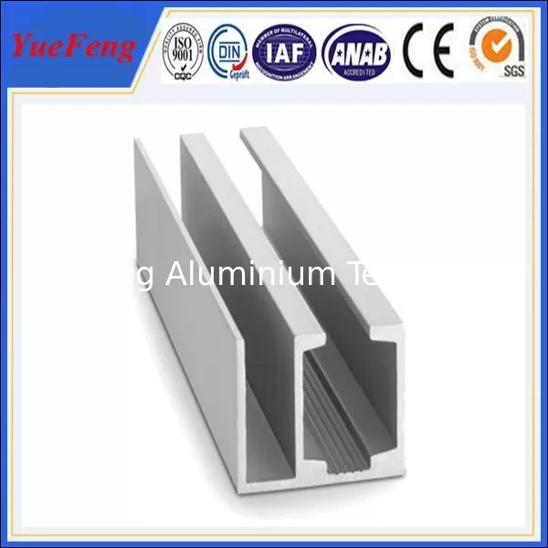 6061/6063 aluminium extrusion profile factory in China,for glass aluminium sliding channel