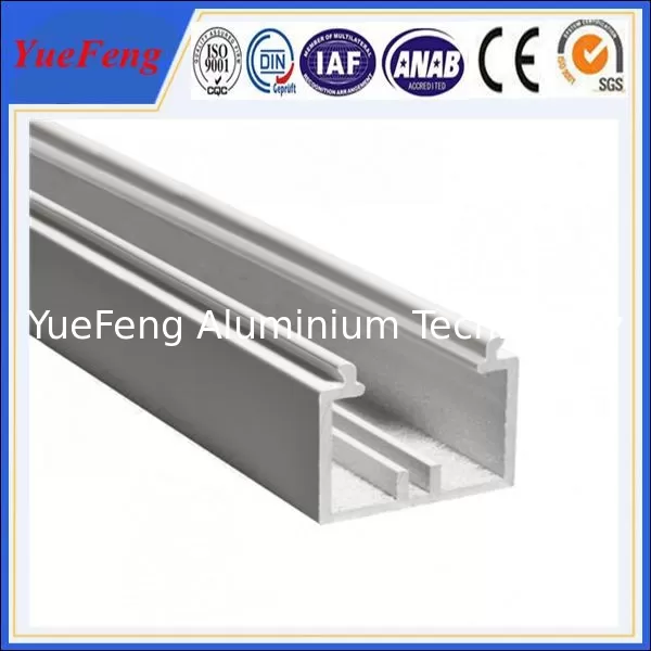 YueFeng china factory white powder coated aluminium channel price per kg