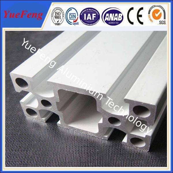 6000 series Custom Industrial Anodized Aluminum Profile square T slot aluminum profile