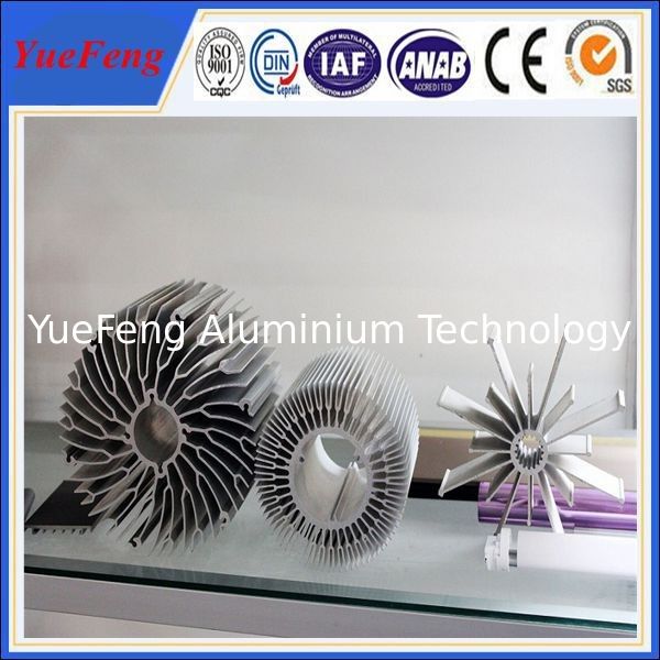 industrial al6063 t5 aluminum extrusion heatsink profiles cooling fin manufacturer