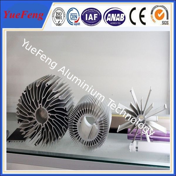 industrial al6063 t5 aluminum extrusion heatsink profiles cooling fin manufacturer