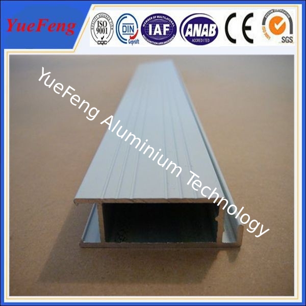 extruded aluminum rail price, aluminium profiles frame with painting(powder coating)