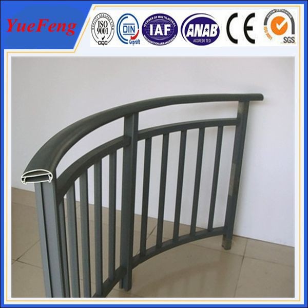 Handrail Rung aluminum handrail for stairs/ aluminum balcony railing/ aluminum ...